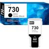 Goadper Cartuccia d'inchiostro 730 730XL 300 ml MBK compatibile con HP 730 P2V71A per HP DesignJet T1700 T2600 T160 (1 nero opaco)