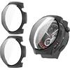 TINGYR 2 Pezzi Cover Compatibile con Huawei Watch GT 5 Pro 46mm, PC + Vetro Temperato per Proteggere lo Schermo, Anticaduta, Custodia Compatibile con Huawei Watch GT 5 Pro 46mm.