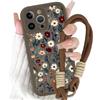 Yirlbey Cover con Cordino Orologi per iPhone 11 Pro Max 6,5, Silicone Custodia con Aesthetic Fiori Flower Disegni, Antiurto Protettiva Bumper Case con Tracolla Collana per catena iPhone 11 Pro Max