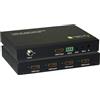 Techly 102260 Multiview HDMI 4x1 con Switch Seamless Nero