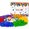 Pairez Toys Blocchi di Costruzione 1000 Pezzi in Colori Arcobaleno, Mattoncini Classici per Bambini e Bambine, Giocattoli Educativi per la Scuola e l'Aula, Giocattoli per Bambini 4+