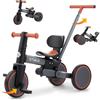 VITONIS Bicicletta senza pedali da 1 anno, triciclo 5 in 1 con barra di spinta per bambini, bicicletta senza pedali per bambini piccoli, regalo per bambini e bambine
