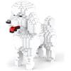Atomic Building Figura da Costruire con Blocchi in Miniatura. Barboncino Poodle Bianco | Hobby creativo e decorativo da montare, esporre e celebrare il tuo Barboncino Poodle. Ideale per scrivania o da regalare