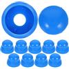 Gogogmee Tappi di Plastica per Dadi Protezione Aree Giochi 10 Copridadi per Attrezzature Scivolo Sicurezza Facile da Pulire per Spazi Gioco Interni e Cortili