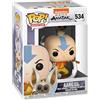 Funko POP! & Buddy: Avatar: The Last Airbender - Aang with Momo | Gadget Ufficiale Anime - Personaggio in Vinile da Collezione - Idea Regalo Compleanno per Fan e Collezionisti