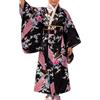 Walopola Costume kimono, vestaglia in tessuto di seta con stampa floreale, vestito giapponese per bambini, per bambini dai 2 ai 10 anni, studenti, appassionati, spettacoli teatrali, eventi cosplay