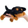 shownicer Peluche a forma di cane Rottweiler, 18 cm | Giocattolo di peluche, maneggevole, morbido, carino, decorazione da scrivania, regalo per bambini e adulti e amanti dei cani