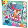 SES Creative - Foil Art - Twilight tales - Kit fai da te per bambini - Diapositiva - Ricamo per bambini - Quattro diversi tipi di pellicole - A partire dai 5 anni in su