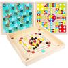Generico Carroms Game, Wooden Classic Strike Game, Coin-Included Set, 30.8cm/12.12inches, Portable Outside, Family Fun, Smooth Carroms Board for Indoor Entertainment