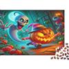 HGKMWZBDFJRL Zucca di Halloween Puzzle 1000 Pezzi Fantasma Gioco di Puzzle 1000 Pezzi Puzzle per Adulti Regalo Festa 38x26cm/1000pcs