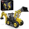 Mould King 17036 Escavatore e bulldozatore 2 in 1, kit di bulldozer telecomandato per adulti, modello da cantiere camion radiocomandato con motori (2239 pezzi)