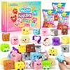 TinkerPlay 32 PCS Mochi Squishy Toys Set Mini Kawaii Squishies Anti Stress Relief Fidget Giocattoli Party Regali di Compleanno per Bambini Piccoli Doni per Bambine e Bambini，Blocchi