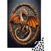 9K4D7V2G Drago Meccanico Puzzle 1000 Pezzi per Adulti Stile Steampunk Gioco di Puzzle Carta Relax Concentrazione Decorazione Casa Regalo Famiglia 38x26cm/1000pcs