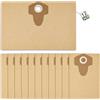 Poweka 12 Sacchetti per Aspirapolvere compatibili con Parkside PWD 25 PWD 30