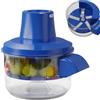 Generico Pelatore Elettrico Per Aglio 1300 mAh, Senza Fili, Ricaricabile, | Macchina Pelatrice Di Frutta per Riunioni di Famiglia, Feste tra , l'Aglio, Uva e Ciliegia