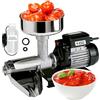Reber Spremipomodoro Elettrico N.3 450W per Salsa di Pomodoro e Conserve | per Marmellate e Succhi di frutta, Produzione fino a 140 Kg/h, Accessori in Acciaio Inox, Motore a Induzione per Uso Continuo