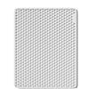 Bodo® Tappetino per lavandino, rettangolare, bianco, 36 x 46 cm, per lavabo da 40 x 50 cm (bianco, 36 x 46 cm)