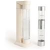CREATE/SODA MAKER STUDIO/Macchina per acqua frizzante 1L sabbia + doppia bottiglia 500 ml + 350 ml/Non include bombole di CO2, bottiglia priva di BPA