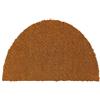 Carpido Zerbino in cocco antiscivolo - Tappetino Naturale 80 x 100cm (Semicerchio) | Zerbino in fibra naturale sostenibile per interni ed esterni coperti e robusto in fibra di cocco e di facile manutenzione
