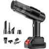 Generico DARMA SHOP Aspirapolvere Portatile Aspiratore e Soffiatore a Batteria 18,5 V, Ricaricabile 2 in 1, 0,4 L, con Accessori per Auto e Casa