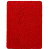 VKZ Tappeto Salotto Moderno 100 x 150 cm, Tappeto Grande Salotto a Pelo Lungo, Morbido e Antiscivolo, Tappeto Salotto Lavabile in Lavatrice, per Camera da Letto e Cameretta,ROSSO