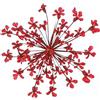 QUARKZMAN 24 Pezzi Fiori Pressati E Essiccati, 2-2,5 Cm/0,8-1 Fiori Realmente Essiccati E Pressati Alla Pizzo In Bulk Per Nail Art Resin Gioielli Candele Biglietti Scrapbook, Rosso Scuro