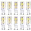 Generic Lampadina LED G9 3 Temperature di Colore 5W Equivalente 40W Brillante Anti-Sfarfallio CRI>80 Risparmio Camera Soggiorno Cucina Corridoio Non Dimmerabile(10 Pack)