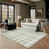PureCozy Tappeto Salotto 160x230cm Verde Moderno Geometric Tappeti