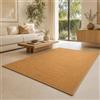 Floordirekt Tappeto in sisal, 100% sisal, 40 x 150 cm, sughero | Retro in lattice antiscivolo, tappeto in sisal, bordi rimagliati, per soggiorno, corridoio e sala da pranzo