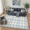 PureCozy Tappeto Salotto 160x230cm Blu Moderno Geometric Tappeti