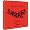 Savarez 656017 Corde per Chitarra Classica Alliance Cristal 570Cr Set Tensione Standard, Cristal Nylon, Rivestite Argentato, Rosso
