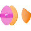 Paris Presents Incorporated Real Techniques Miracle Complexion Sponge + Miracle 2-in-1 Powder Puff, spugna per sfumare il trucco e spugnetta per cipria a doppio lato, per liquidi, creme e polveri, vegana e senza lattice, 2 pezzi