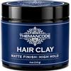 THEMANCODE Hair Matte Clay, Cera Capelli Uomo, 113 g | Tenuta Forte, Effetto Opaco Naturale, Dona Texture e Volume, Facile da Lavare, per Capelli Corti e Medi, Regalo Uomo