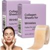 BASTOUR Nastro Silicone Collagene, Viso Tape Cura Viso Corpo Pieghe Cutanee | Silicone morbido, consistenza cremosa, idratazione prolungata, formulazione morbida, impermeabile