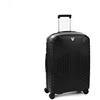 RONCATO YPSILON 4.0 Trolley Rigido Medio 69 cm, espandibile con zip, 4 ruote - Nero