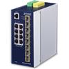 PLANET Switch di rete PLANET IP30 Industrial L3 8-Port Gestito Gigabit Ethernet [10/100/1000] Blu, Bianco (IP30 - 10/100/1000T + 8-port 100/1000X SFP Full Managed Warranty: 60M) [IGS-6325-8T8S]