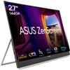 ASUS ZenScreen MB27ACF Monitor PC 68,6 cm (27") 2560 x 1440 Pixel Quad HD LCD Nero [90LM0AU5-B01A71]