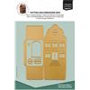 Fustelle ed Embossing 3D casa con Frontone a Campana Christmas Village