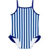Petit Bateau A0cu5, Costume da Bagno 1 Pezzo Bimba 0-24, Blu/Bianco, 12 Mesi