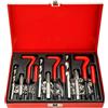 FreeTec Kit di riparazione filettature da 88 pezzi, trapano, elicoidali, motore auto M6/8/10, manicotto filettato