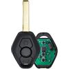 topone1 Telecomando 868mhz per BMW serie1 3 5 6 E87 E46 E60 E61 E63 E64 X5 E70 CAS2 | FCCID:5WK49125, 5WK49147