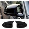 Hengjiayao Coperture Specchietti per BMW X3 G01 X4 G02 X5 G05 X6 G06 X7 G07 | 2019-2024 Calotte Specchietto Retrovisore Nero Brillante ABS 2 PCS