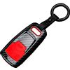 OTMIK Custodia in plastica ABS per chiave auto in fibra di carbonio adatta per Audi A4 A5 B9 S4 S5 S7 Q5 TT Key Shell Accessori (rosso)