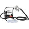 cunnyend Pompa Diesel Automatica 45 l/min, Pompa Gasoil Elettrica 220 V, Gasolio Elettrico per Trasferimento 3600 rpm, Pompe del Carburante Autoaspirante con Flussometro per Automobili, Camion cisterna (200W)