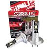 Generico SIRIUS Kit 2 Lampade LED Junior per Auto e Moto, 12V, 6000K, Luce Bianca Fredda, Alta Luminosità, Compatibili con Impianto Originale (H7)