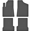 edecor Tappetini in gomma per auto, tappetini in gomma, per Fiat Seicento, anno di costruzione 1997 - 2005 R-18