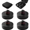 Lyeteung 4 Pezzi Tampone in Gomma per Cric Compatibile con Tesla Model 3/Y/X/S, Jack Pad con Scatola di Immagazzinaggio, Tampone Sollevamento, Cric Adattatore in Gomma, Jack Lift Pad Adapter