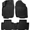 J&J AUTOMOTIVE SCOUTT Tappetini Auto in Gomma Su Misura per Toyota RAV 4 XA40 2013-2018, Set da 4 Pezzi, Tappeti 3D Design con Bordo Alto, Inodore, Qualità Premium
