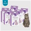 AqpetFriends Catty Green Lettiera Naturale per Gatti Alla Soia Fragranza Alla Lavanda 36 L (6 confezioni da 6 lt)