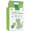 AqpetFriends Catty Green Lettiera Naturale per Gatti Alla Soia Fragranza Al Gelsomino 6 L